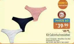 Supermercados Condor Kit Calcinha Irresistível oferta