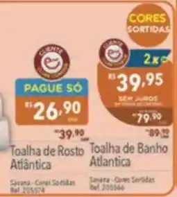 Supermercados Condor Toalha de Rosto Atlântica oferta