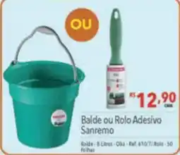 Supermercados Condor Balde ou Rolo Adesivo Sanremo oferta