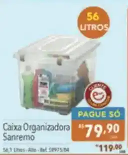 Supermercados Condor Caixa Organizadora Sanremo oferta