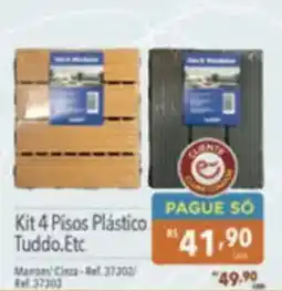 Supermercados Condor Kit 4 Pisos Plástico Tuddo,Etc oferta