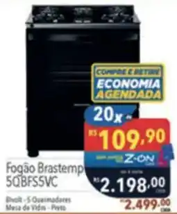 Supermercados Condor Fogão Brastemp 5QBFS5VC oferta