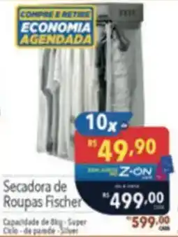 Supermercados Condor Secadora de Roupas Fischer oferta