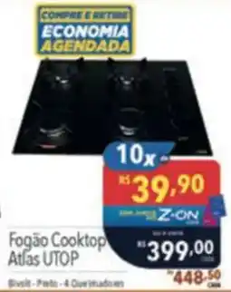 Supermercados Condor Fogão Cooktop Atlas Utop oferta