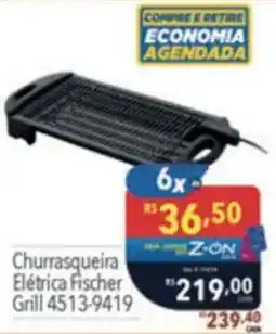 Supermercados Condor Churrasqueira Elétrica Fischer Grill 4513-9419 oferta