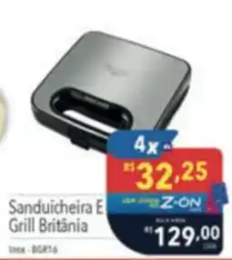 Supermercados Condor Sanduicheira E Grill Britânia oferta