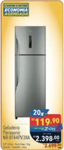 Supermercados Condor Geladeira Panasonic oferta