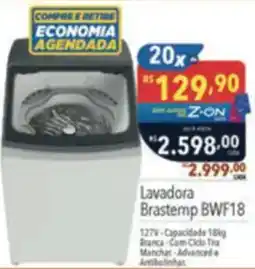 Supermercados Condor Lavadora Brastemp BWF18 oferta