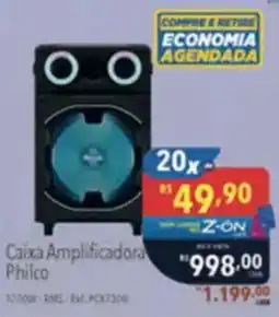 Supermercados Condor Caixa Amplificadora Philco oferta
