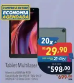 Supermercados Condor Tablet Multilaser oferta