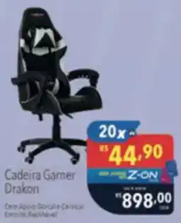 Supermercados Condor Cadeira Gamer Drakon oferta
