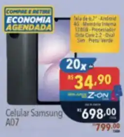 Supermercados Condor Celular Samsung A07 oferta
