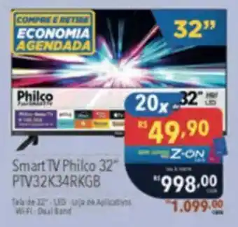 Supermercados Condor Smart TV Philco 32" oferta