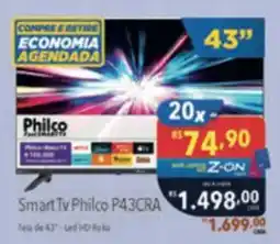 Supermercados Condor SmartTv Philco P43CRA oferta