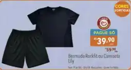 Supermercados Condor Bermuda Rockfit ou Camiseta Lily oferta