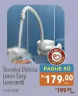 Supermercados Condor Torneira Elétrica Loren Easy Lorenzetti oferta