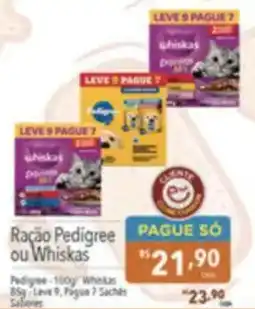 Supermercados Condor Racao pedigree ou whiskas oferta