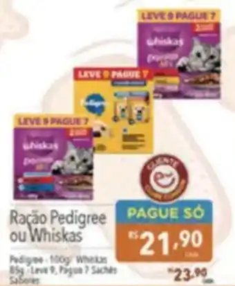 Supermercados Condor Racao pedigree ou whiskas oferta