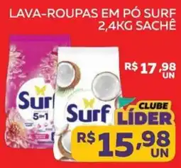 Lider Atacadista Lava-roupas em pó surf oferta