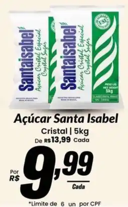 Stok Center Açúcar Santa Isabel Cristal oferta