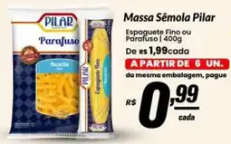 Stok Center Massa Sêmola Pilar oferta