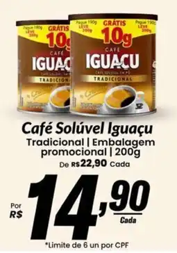 Stok Center Café Solúvel Iguacu Tradicional oferta