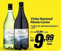 Stok Center Vinho Nacional Monte Carmo oferta