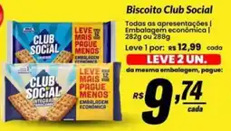 Stok Center Biscoito club social oferta