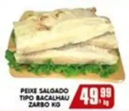 Higa's Supermercado Peixe salgado tipo bacalhau zarbo kg oferta