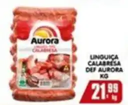 Higa's Supermercado linguica calabresa def aurora oferta