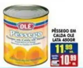 Higa's Supermercado Pêssego em calda ole oferta