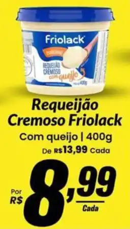 Stok Center Requeijão cremoso friolack com queijo oferta