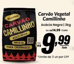 Stok Center Carvão vegetal camillinho oferta