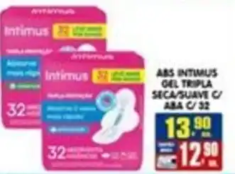 Higa's Supermercado Abs intimus gel tripla seca/suave c/ 32 oferta