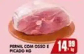 Higa's Supermercado Pernil com osso e picado kg oferta