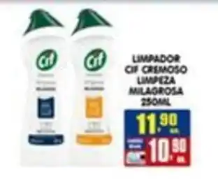 Higa's Supermercado Limpador cif cremoso limpeza milagrosa oferta