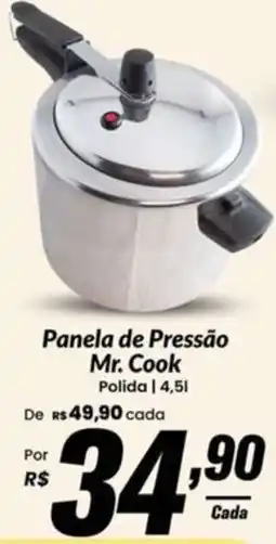 Stok Center Panela de Pressão Mr. Cook Polida oferta