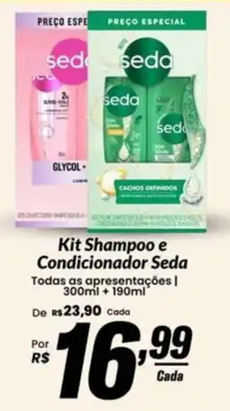 Stok Center Kit Shampoo e Condicionador Seda oferta