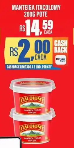 Carvalho Supermercado Manteiga itacolomy oferta