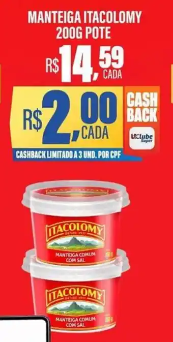 Carvalho Supermercado Manteiga itacolomy oferta