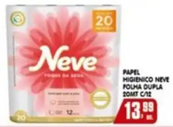 Higa's Supermercado Papel higienico neve folha dupla oferta