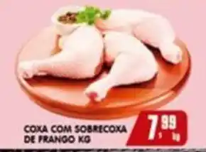 Higa's Supermercado Coxa com sobrecoxa de frango kg oferta