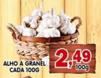 Higa's Supermercado alho a granel oferta