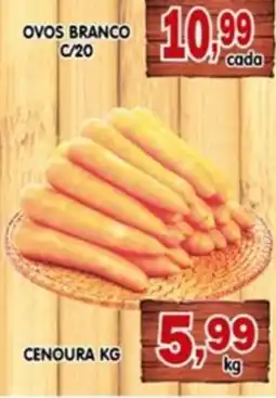 Higa's Supermercado ovos branco oferta