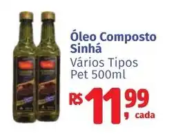 Camiño supermercados Óleo Composto Sinhá Vários Tipos oferta