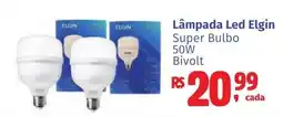 Camiño supermercados Lâmpada Led Elgin Super Bulbo 50W Bivolt oferta