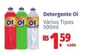 Camiño supermercados Detergente Oi Vários Tipos oferta