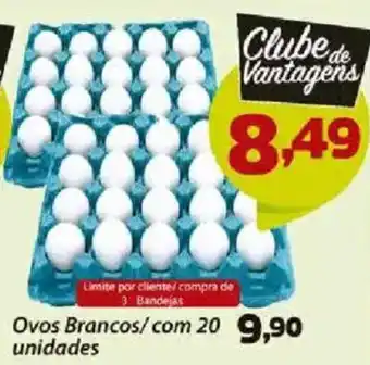 Confiança Supermercados Ovos Brancos oferta