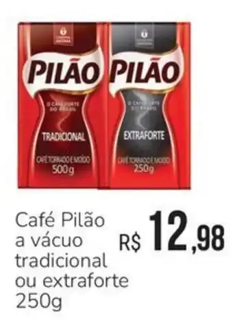 Hiperideal Supermercados Café Pilão a vácuo tradicional ou extraforte oferta