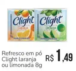 Hiperideal Supermercados refresco em pó clight laranja ou limonada oferta